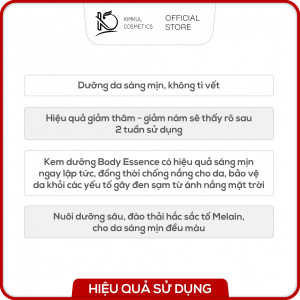 Combo dưỡng Trắng toàn diện gồm : Body Essence 300G +Dark Spot Remover 30ml ( Tặng mặt nạ Seaweed Bio-Cell Mask cho đơn >400k )