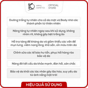 Bộ dưỡng trắng - chống Lão Hóa toàn thân gồm : Body Essence 300G + Night Recovery 60ml + Skin Perfect 30+ 30G ( Tặng Cleanser For Woman cho đơn trên 400k )