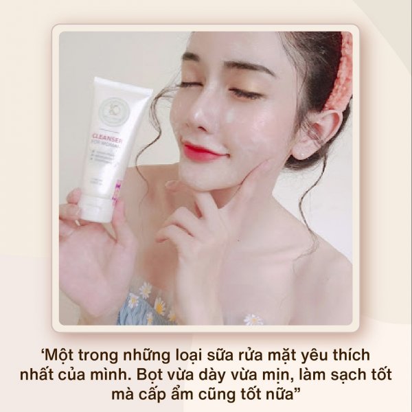 Sữa rửa mặt cho dành Nữ KimKul Cleanser For Woman 100ML - Sữa rửa mặt dưỡng ẩm, chống lão hóa, hỗ trợ trắng da cho nữ - Màu sắc Trắng Size 100Ml